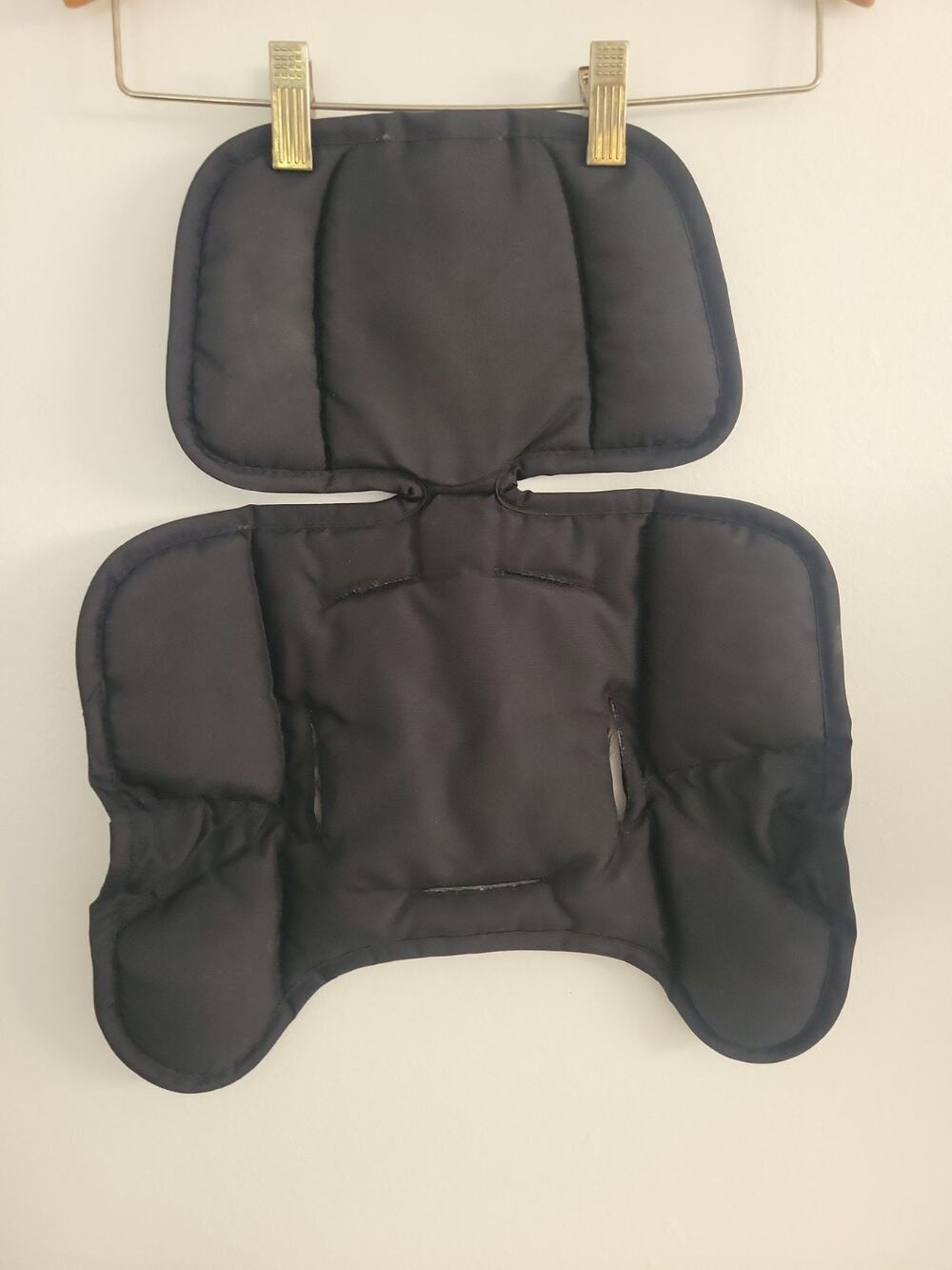 Evenflo Litemax Omni Baby Car Seat Fabric Body Insert Padding Cushion Black.